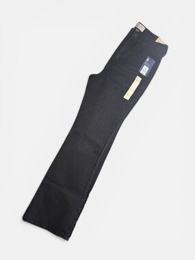 Universal Thread High Rise Flare Jeans Size 6 Black NWT Stretch